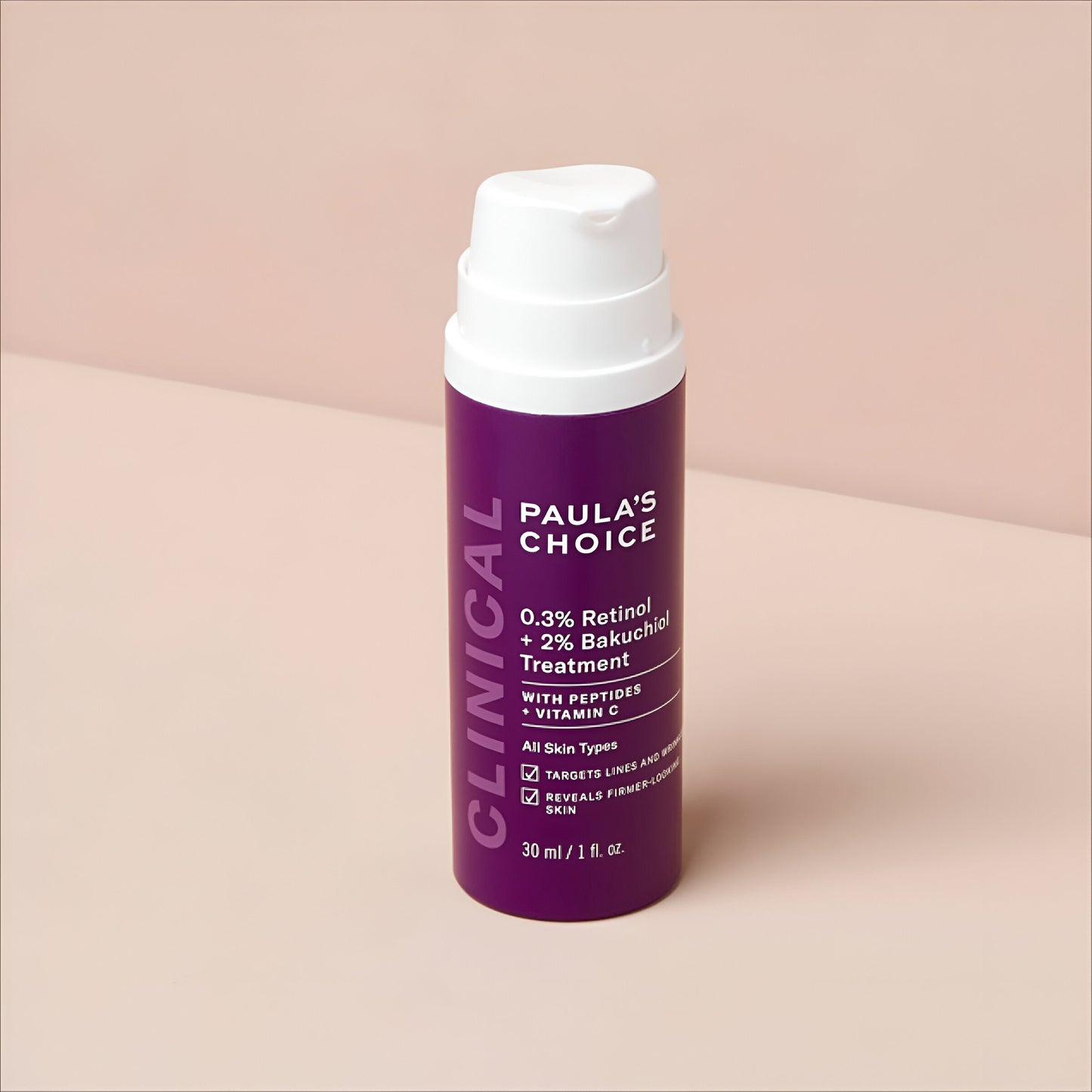 Paula’s Choice Clinical 0,3% Retinol + 2% Bakuchiol treatment