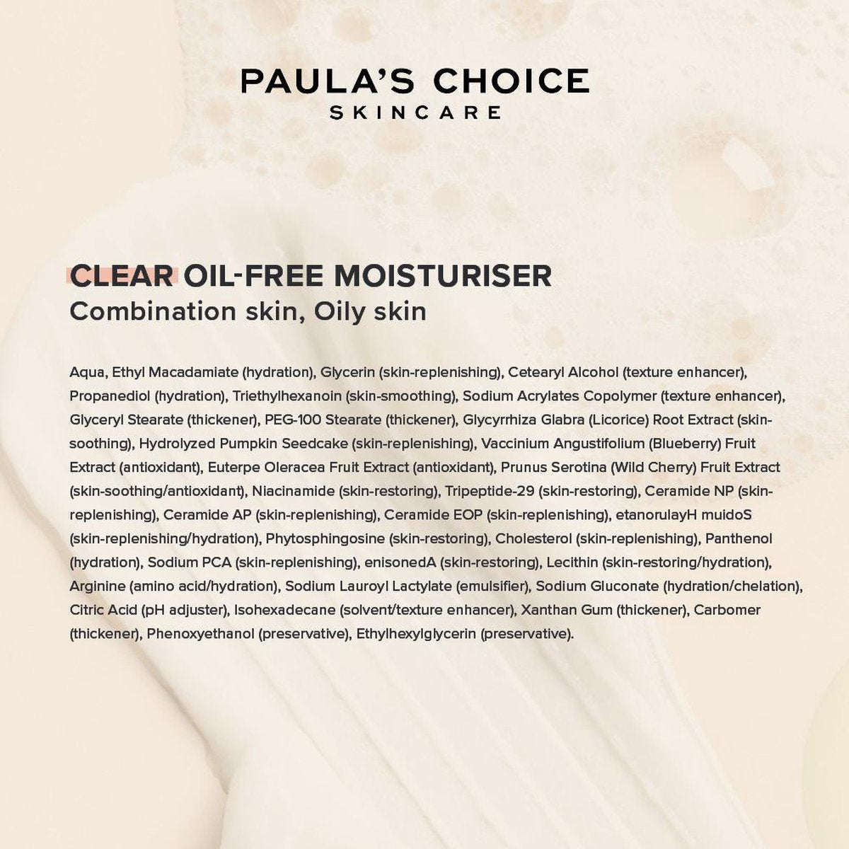 Paula’s Choice Clear Nachtcrème Oil-Free