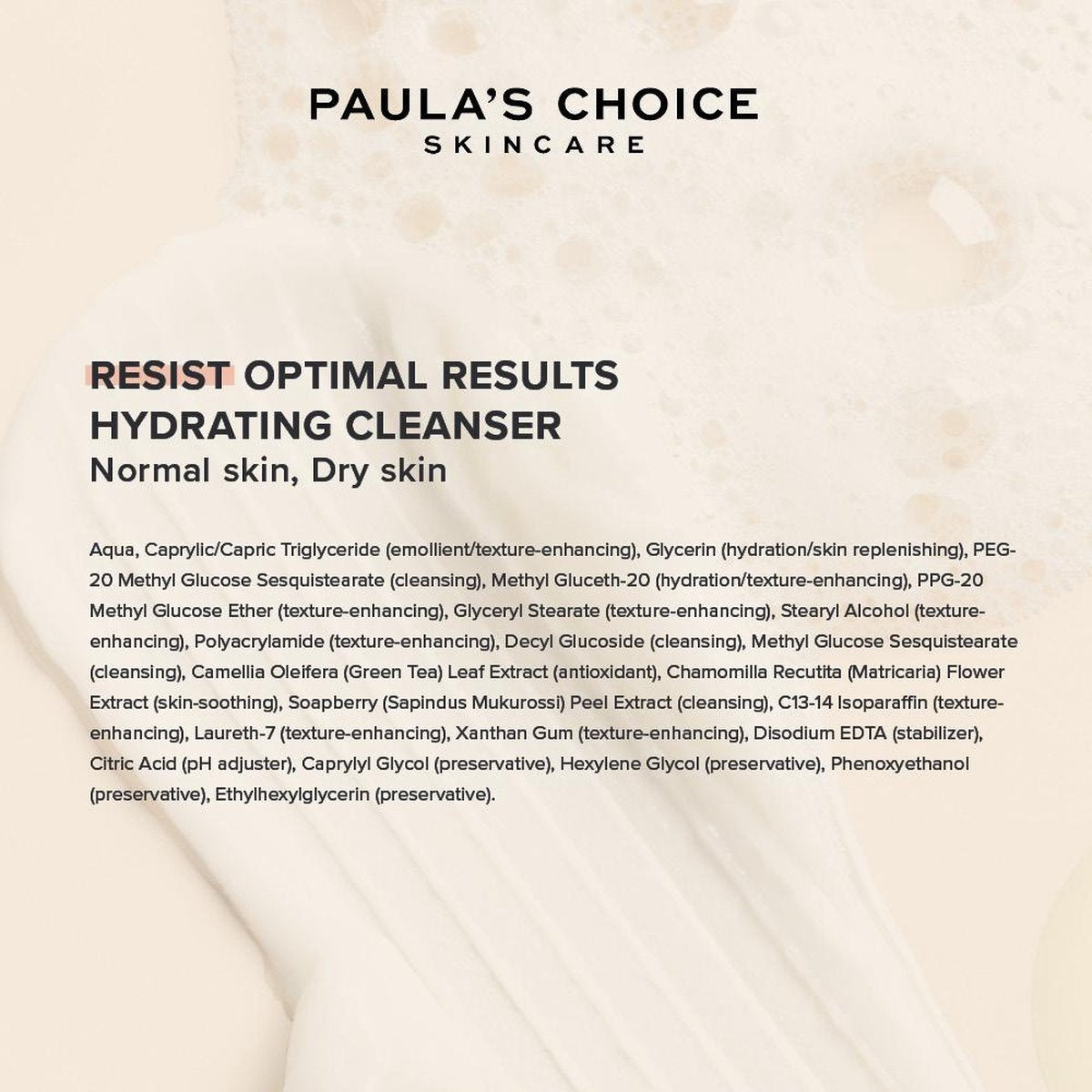 Paula’s Choice Resist Anti-Aging Gezichtsreiniger normale/droge huid