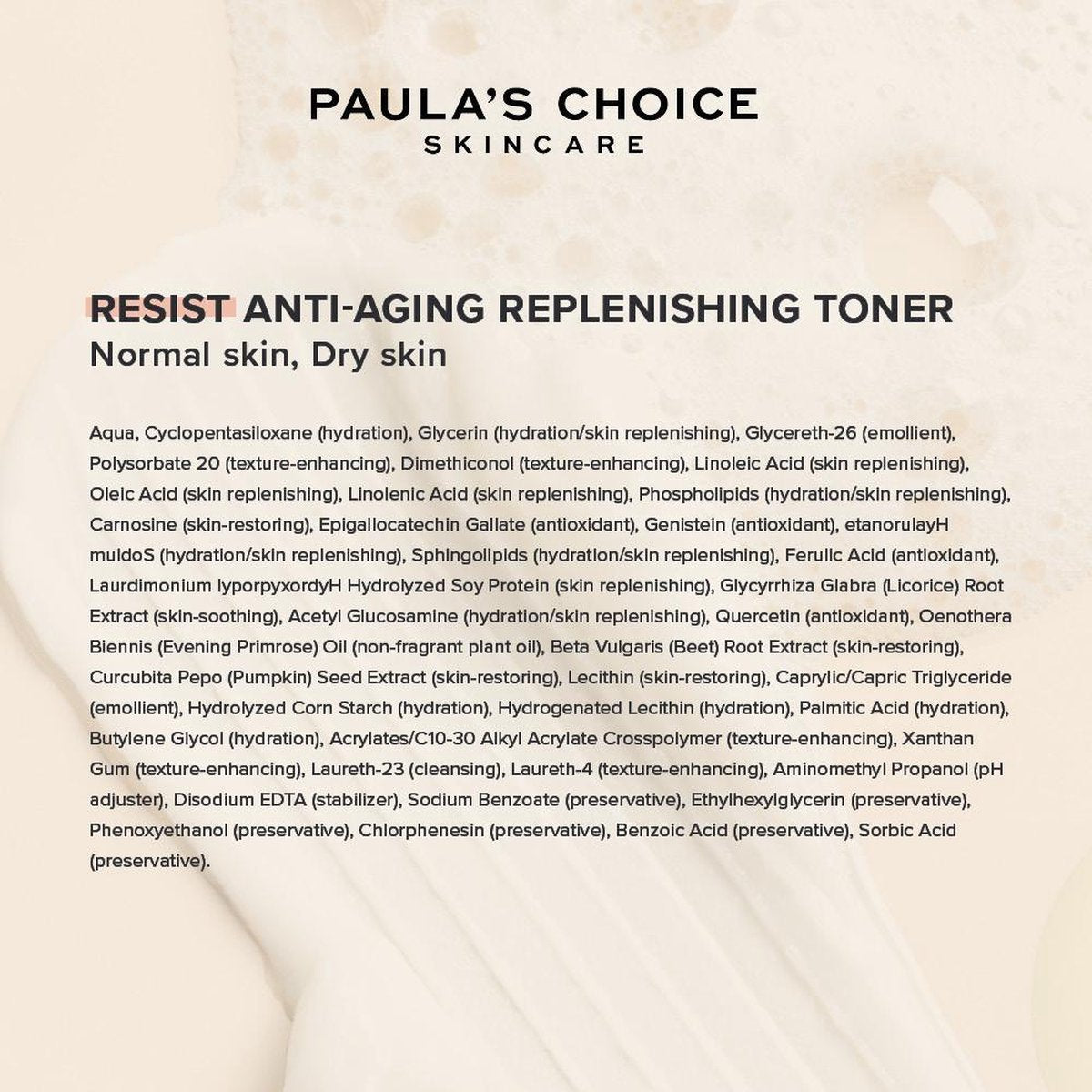 Paula’s Choice Resist Anti-Aging Replenishing Toner