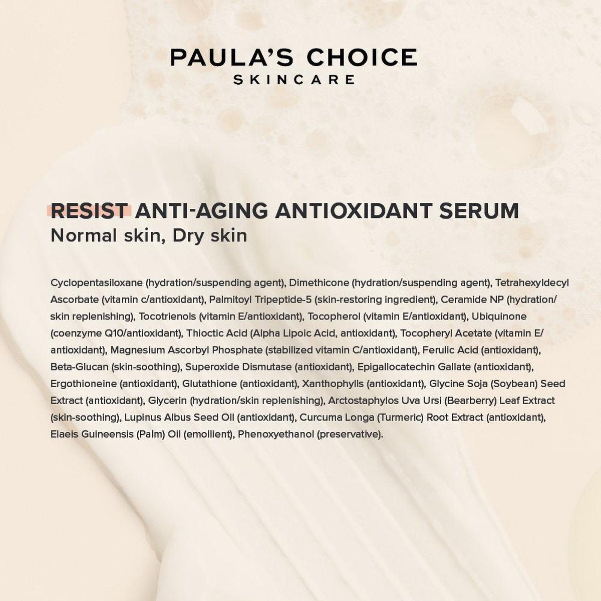 Paula’s Choice Resist Anti-Aging Serum normale/droge huid